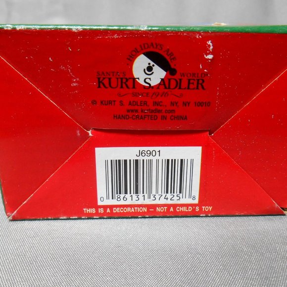 Kurt Adler snowman shelf sitter cold nose warm hea - Picture 5 of 5